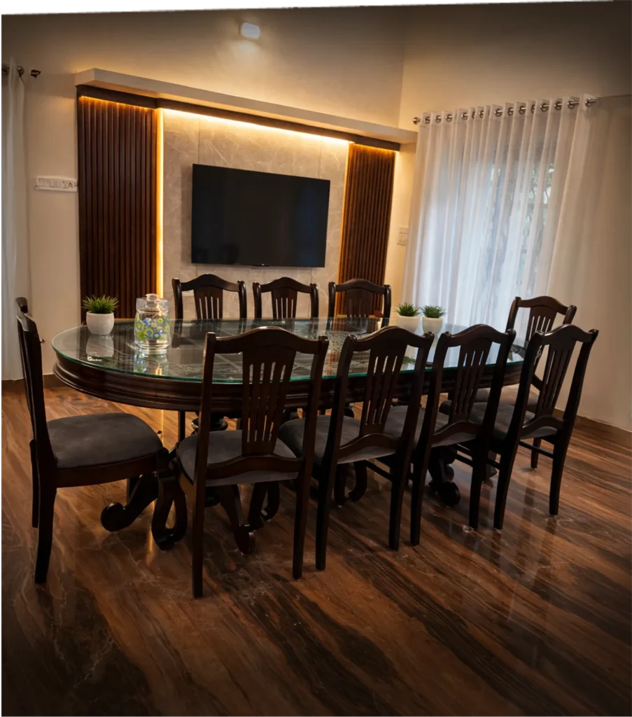 Elegant Dining & Gathering Space - home stay in thrissur
