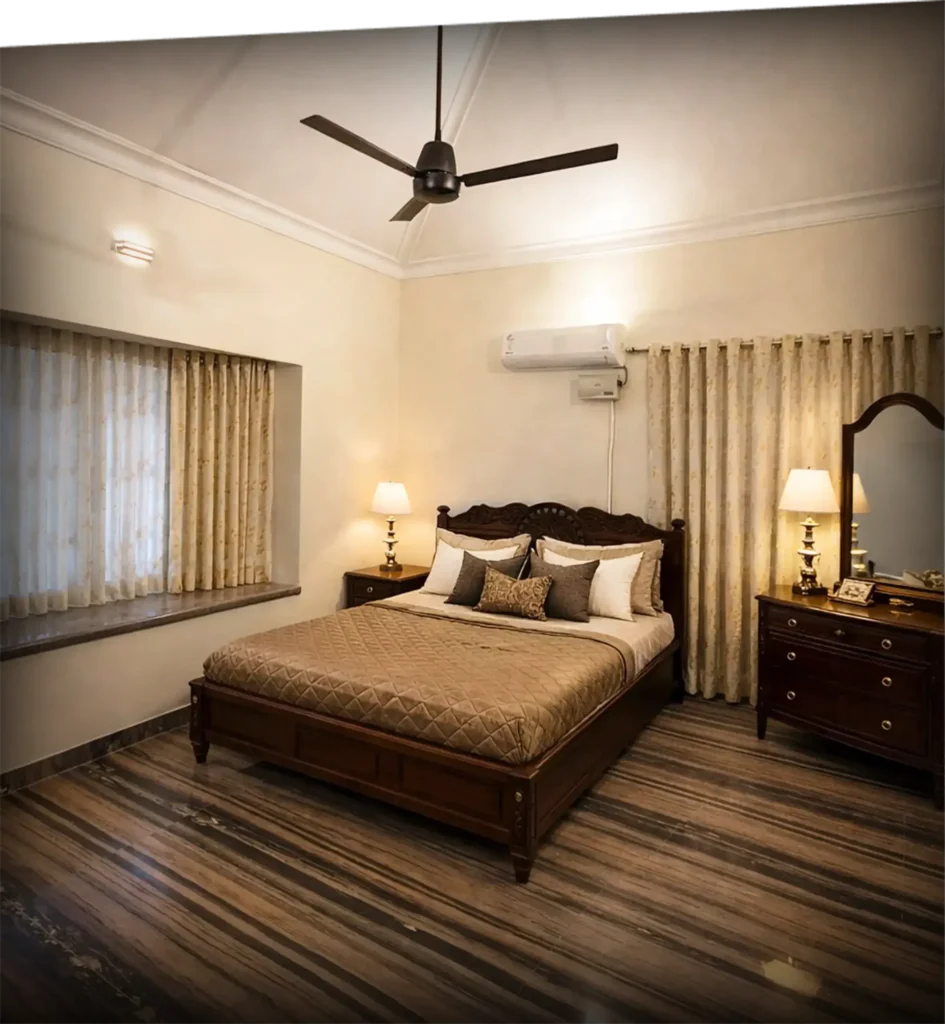 Spacious Bedrooms & Lounges - home stay in thrissur