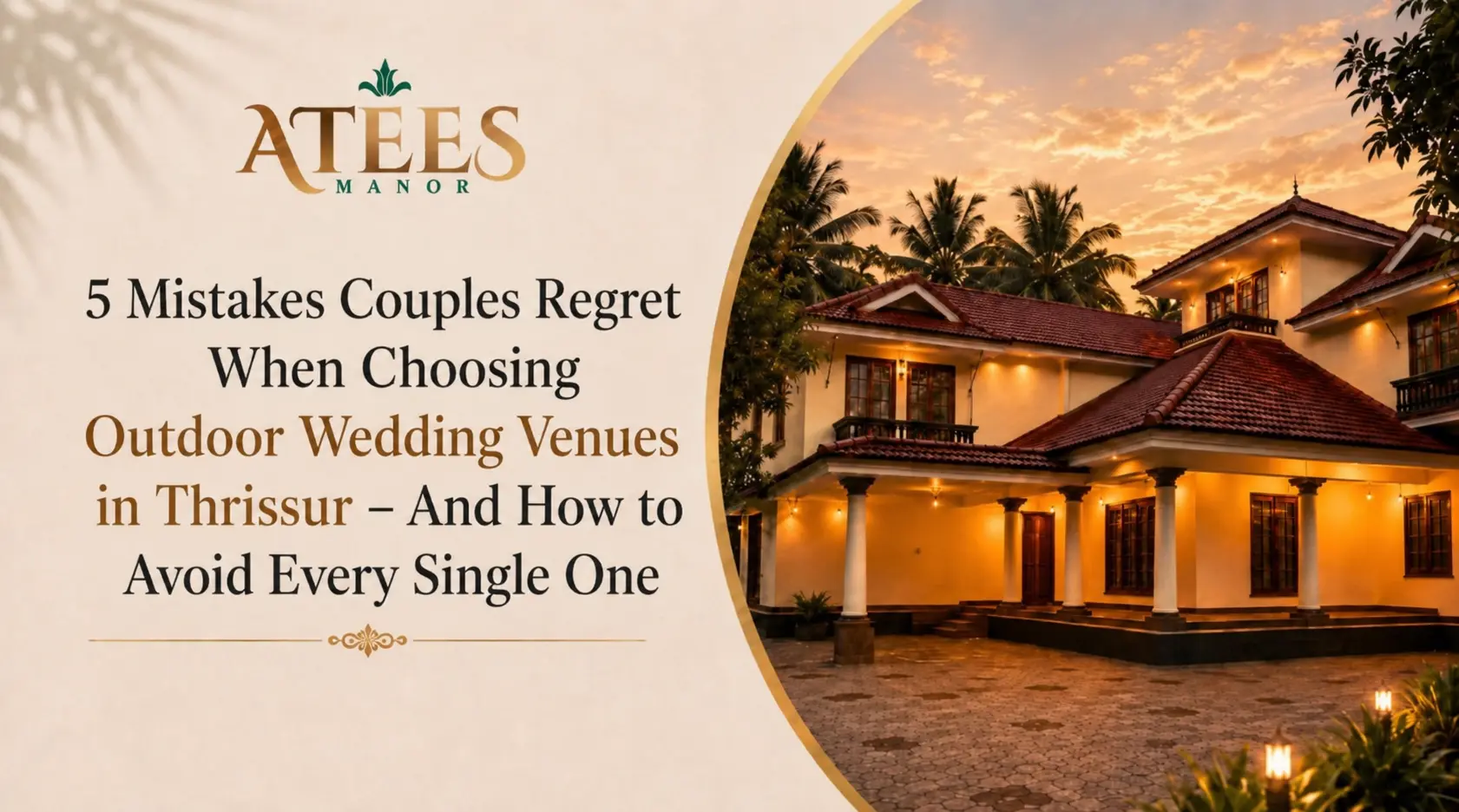 Outdoor Wedding Venues in Thrissur